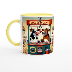 Love is a game – Coloured 11oz Ceramic Mug
