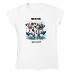 Just MOO it – Classic Womens Crewneck T-shirt