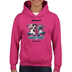 Just MOO it – Classic Kids Pullover Hoodie
