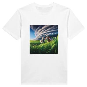Bovine Storm Watch – Organic Unisex Crewneck T-shirt