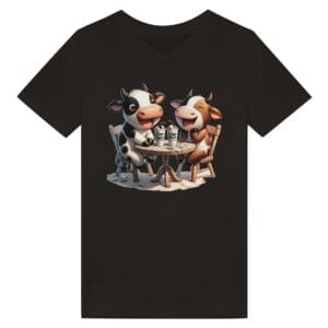 Cow-medy – Organic Kids Crewneck T-shirt