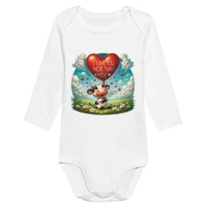 I I Love you more than Milk – Classic Baby Long Sleeve Bodysuit